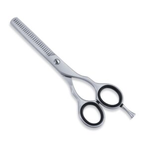 Black Hooped Economy Hair Thinning Scissor